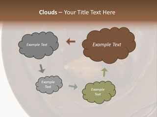 Hazelnuts Dropped In A Swirl Of Nougat Butter. PowerPoint Template