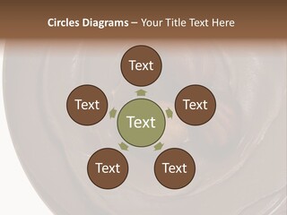 Hazelnuts Dropped In A Swirl Of Nougat Butter. PowerPoint Template