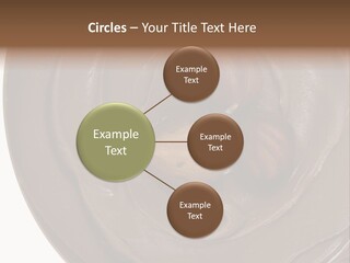 Hazelnuts Dropped In A Swirl Of Nougat Butter. PowerPoint Template