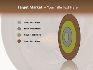 Hazelnuts Dropped In A Swirl Of Nougat Butter. PowerPoint Template