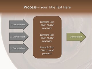 Hazelnuts Dropped In A Swirl Of Nougat Butter. PowerPoint Template