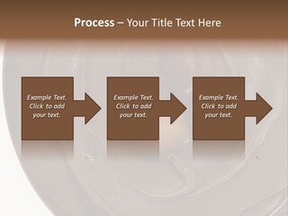 Hazelnuts Dropped In A Swirl Of Nougat Butter. PowerPoint Template