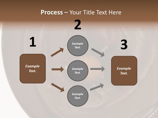 Hazelnuts Dropped In A Swirl Of Nougat Butter. PowerPoint Template