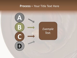 Hazelnuts Dropped In A Swirl Of Nougat Butter. PowerPoint Template