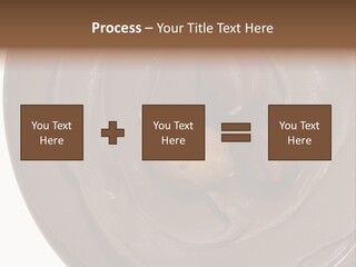 Hazelnuts Dropped In A Swirl Of Nougat Butter. PowerPoint Template
