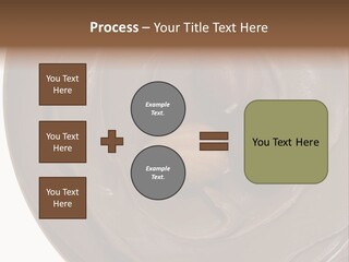 Hazelnuts Dropped In A Swirl Of Nougat Butter. PowerPoint Template