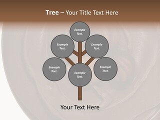 Hazelnuts Dropped In A Swirl Of Nougat Butter. PowerPoint Template