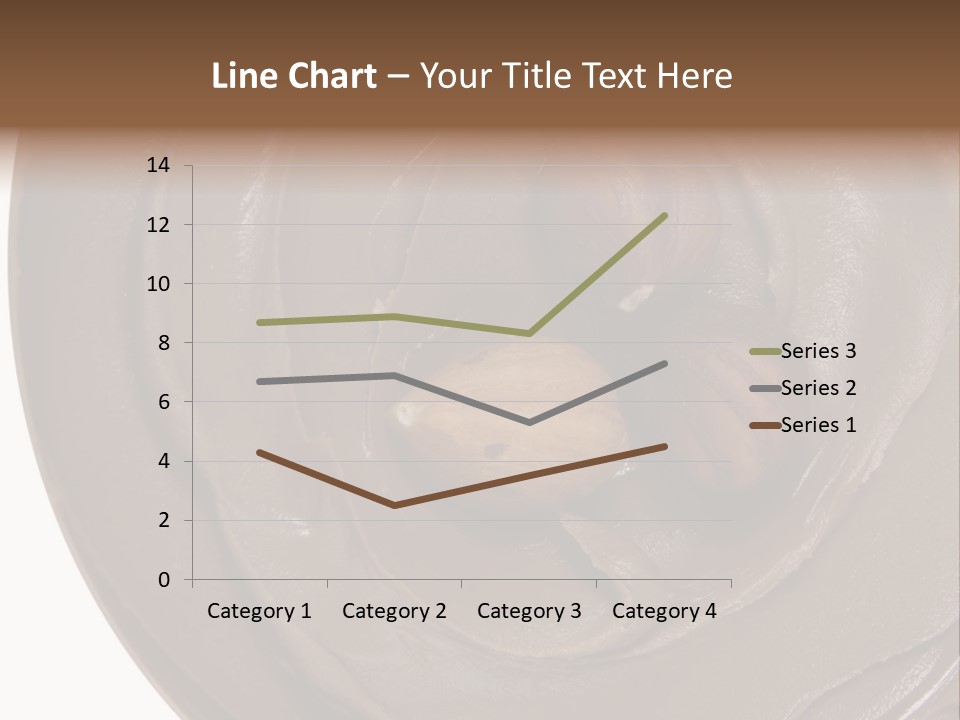 Hazelnuts Dropped In A Swirl Of Nougat Butter. PowerPoint Template