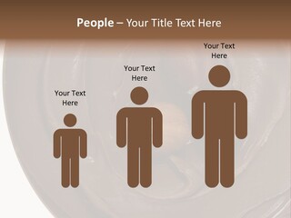 Hazelnuts Dropped In A Swirl Of Nougat Butter. PowerPoint Template