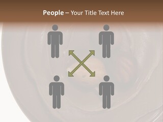 Hazelnuts Dropped In A Swirl Of Nougat Butter. PowerPoint Template