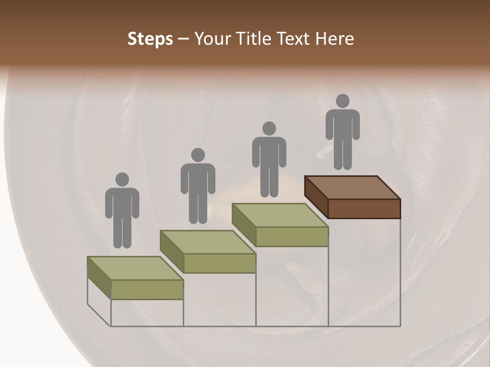 Hazelnuts Dropped In A Swirl Of Nougat Butter. PowerPoint Template