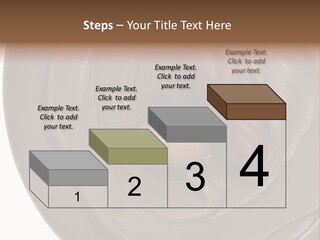 Hazelnuts Dropped In A Swirl Of Nougat Butter. PowerPoint Template