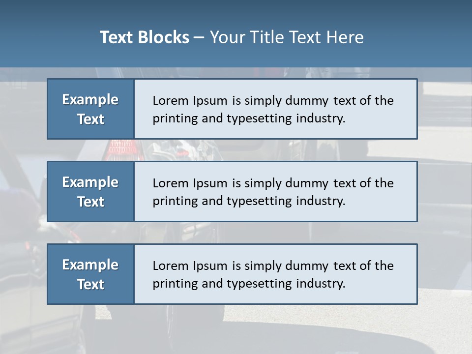 Rush Hour - Soft Focus PowerPoint Template