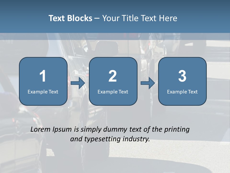 Rush Hour - Soft Focus PowerPoint Template