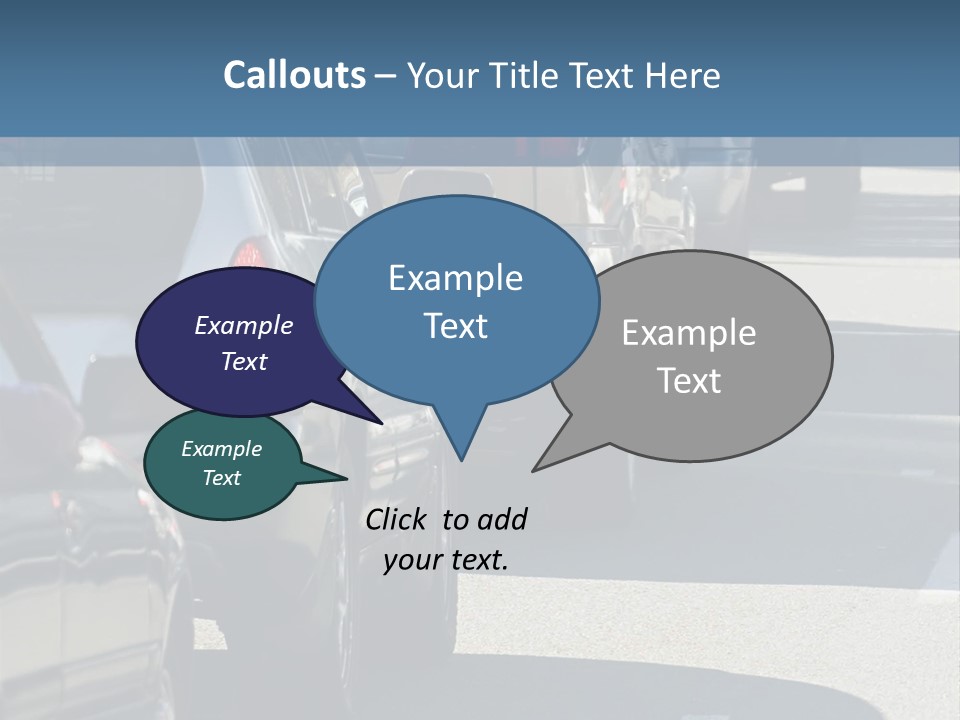 Rush Hour - Soft Focus PowerPoint Template