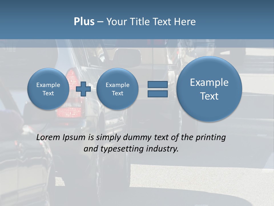 Rush Hour - Soft Focus PowerPoint Template