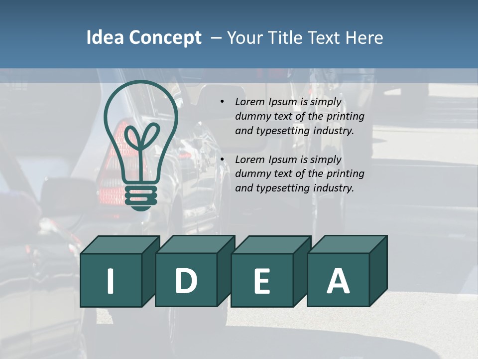Rush Hour - Soft Focus PowerPoint Template