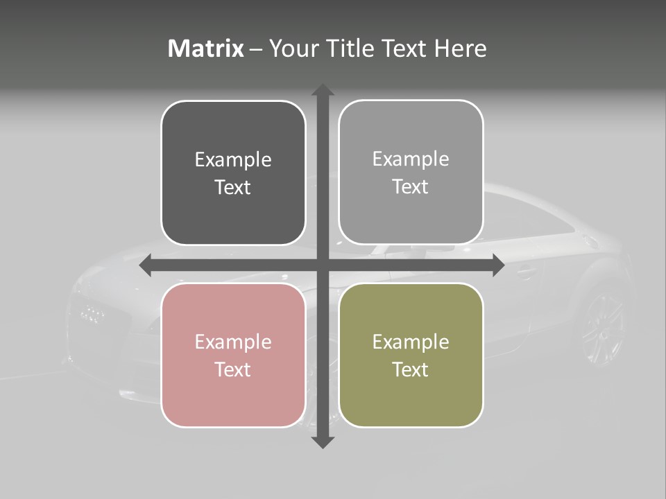 Audi Tt At The Motorshow 2007 In Frankfurt PowerPoint Template