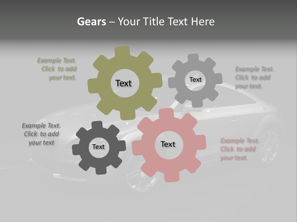 Audi Tt At The Motorshow 2007 In Frankfurt PowerPoint Template