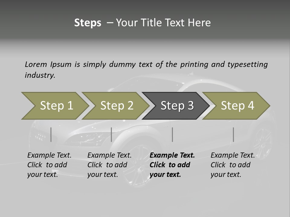 Audi Tt At The Motorshow 2007 In Frankfurt PowerPoint Template