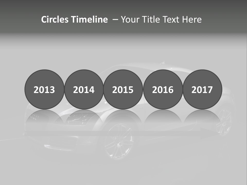 Audi Tt At The Motorshow 2007 In Frankfurt PowerPoint Template