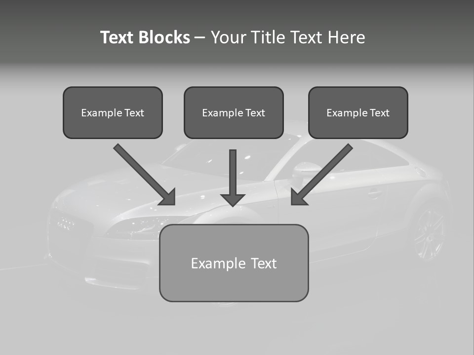 Audi Tt At The Motorshow 2007 In Frankfurt PowerPoint Template