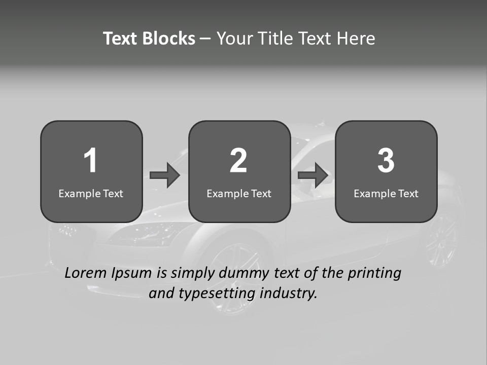 Audi Tt At The Motorshow 2007 In Frankfurt PowerPoint Template