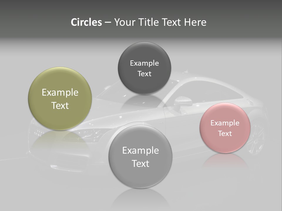 Audi Tt At The Motorshow 2007 In Frankfurt PowerPoint Template