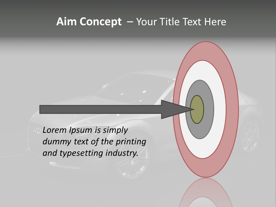 Audi Tt At The Motorshow 2007 In Frankfurt PowerPoint Template