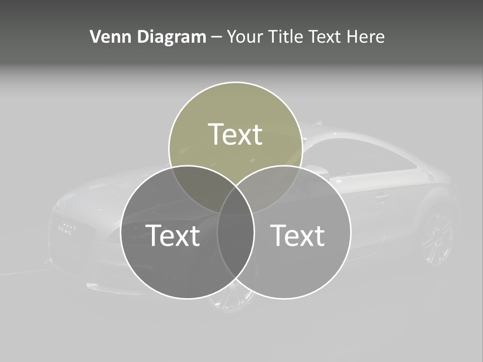 Audi Tt At The Motorshow 2007 In Frankfurt PowerPoint Template