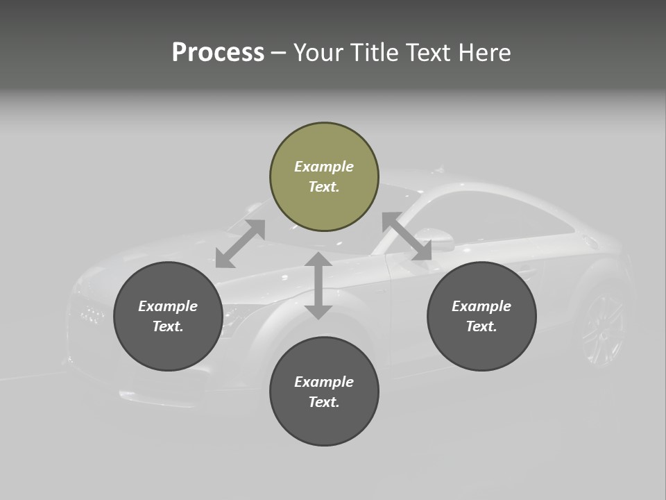Audi Tt At The Motorshow 2007 In Frankfurt PowerPoint Template