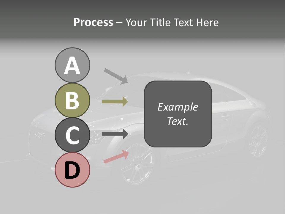 Audi Tt At The Motorshow 2007 In Frankfurt PowerPoint Template
