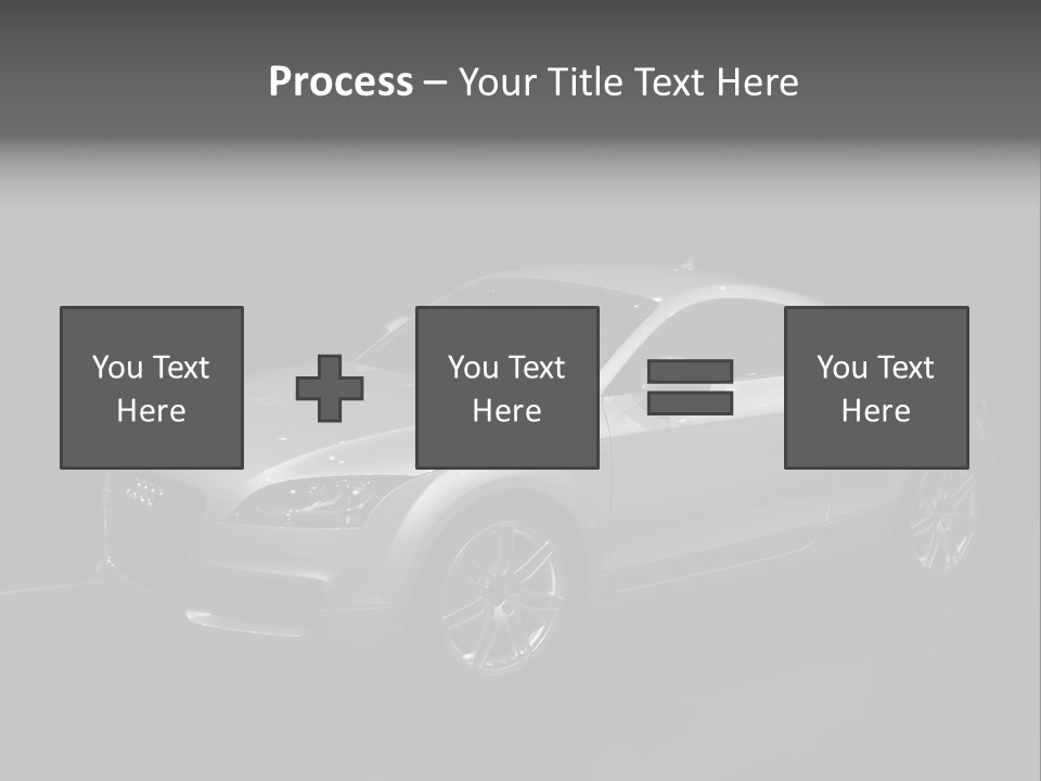 Audi Tt At The Motorshow 2007 In Frankfurt PowerPoint Template