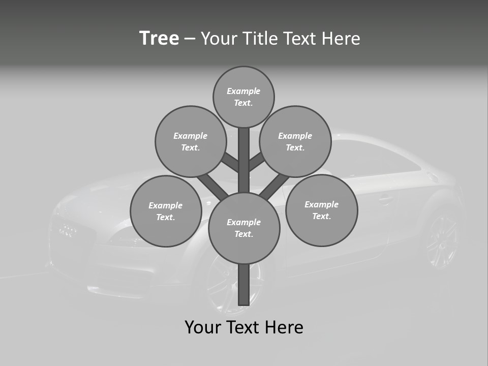 Audi Tt At The Motorshow 2007 In Frankfurt PowerPoint Template