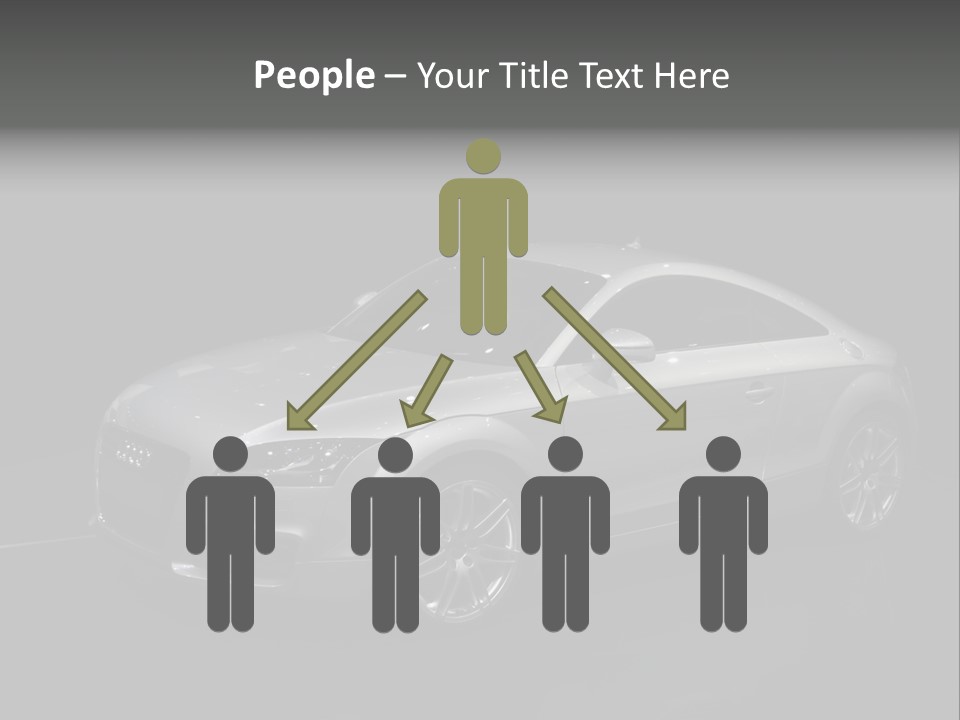 Audi Tt At The Motorshow 2007 In Frankfurt PowerPoint Template