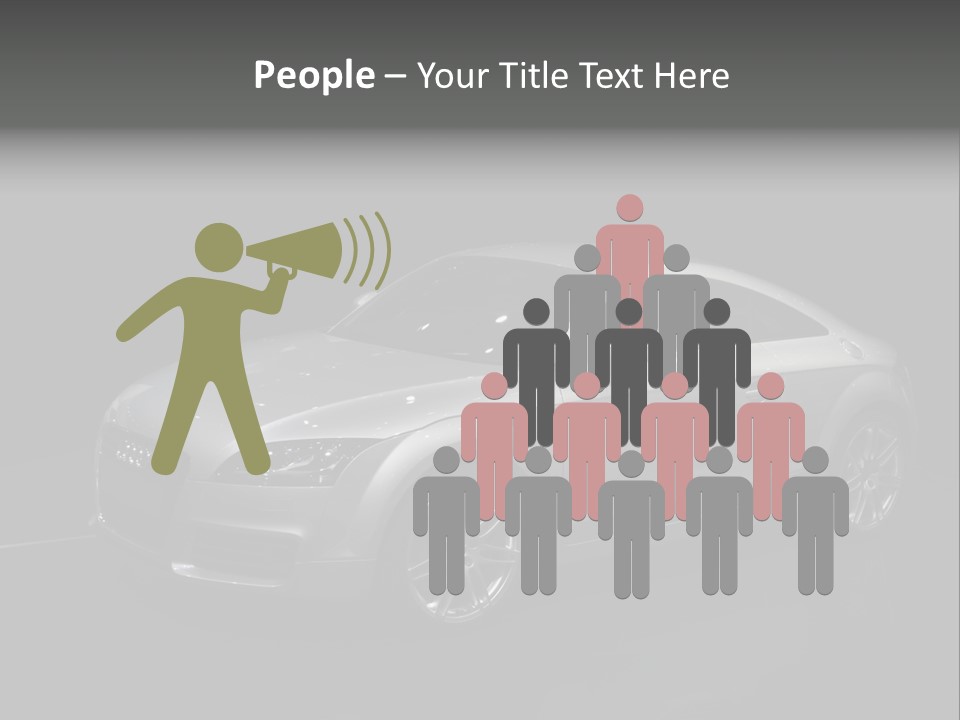 Audi Tt At The Motorshow 2007 In Frankfurt PowerPoint Template