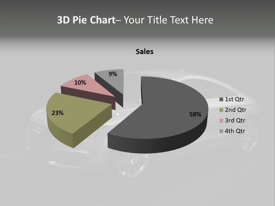 Audi Tt At The Motorshow 2007 In Frankfurt PowerPoint Template