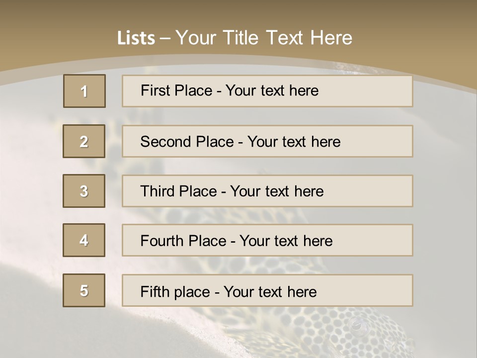 Colorful Spotted Tropical Catfish Swimming In Aquarium PowerPoint Template