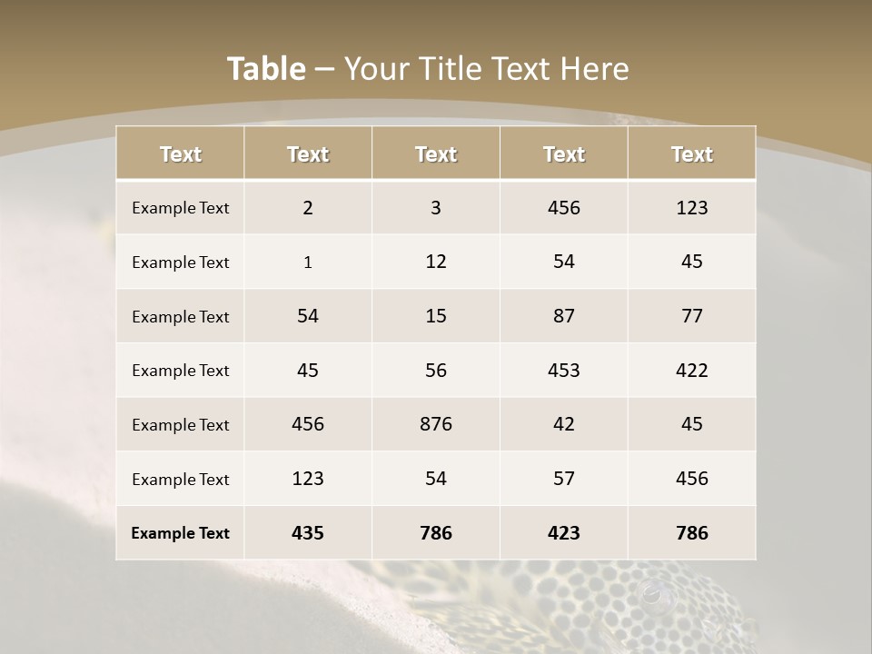 Colorful Spotted Tropical Catfish Swimming In Aquarium PowerPoint Template