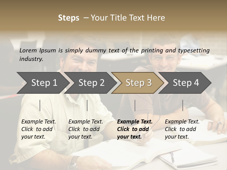 Friendly, Happy  Education Students Sitting In Class. PowerPoint Template