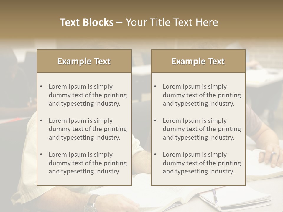 Friendly, Happy  Education Students Sitting In Class. PowerPoint Template