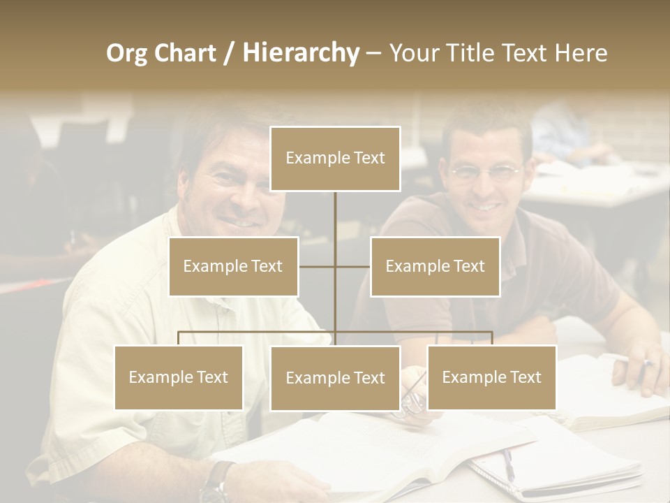 Friendly, Happy  Education Students Sitting In Class. PowerPoint Template