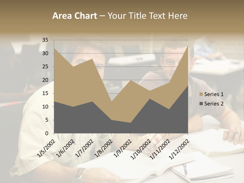 Friendly, Happy  Education Students Sitting In Class. PowerPoint Template