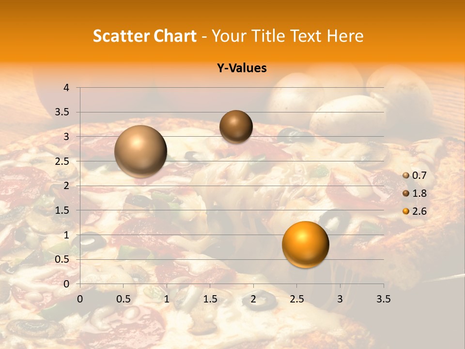 Supreme Pizza In Pan PowerPoint Template