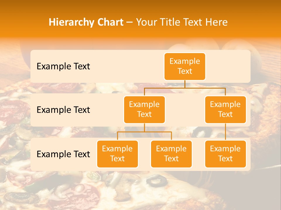Supreme Pizza In Pan PowerPoint Template