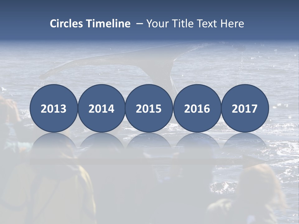 People On A Whale Watching Trip PowerPoint Template