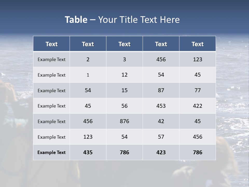 People On A Whale Watching Trip PowerPoint Template