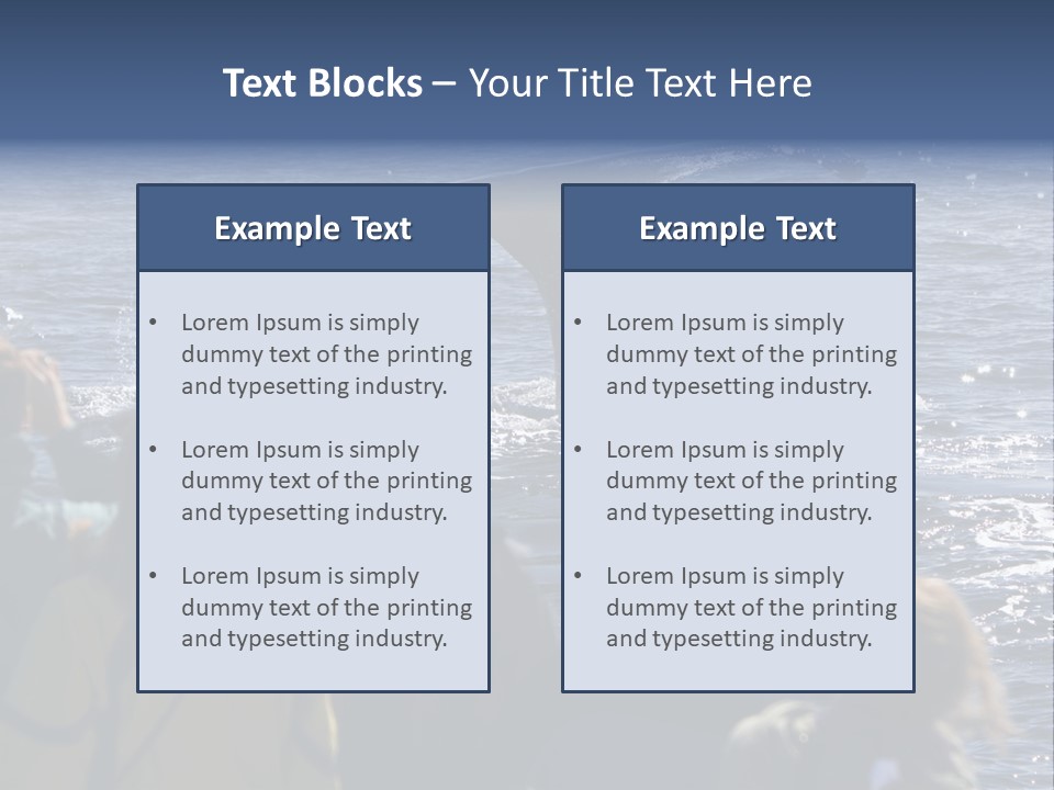 People On A Whale Watching Trip PowerPoint Template