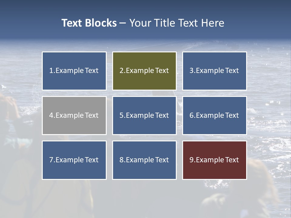 People On A Whale Watching Trip PowerPoint Template