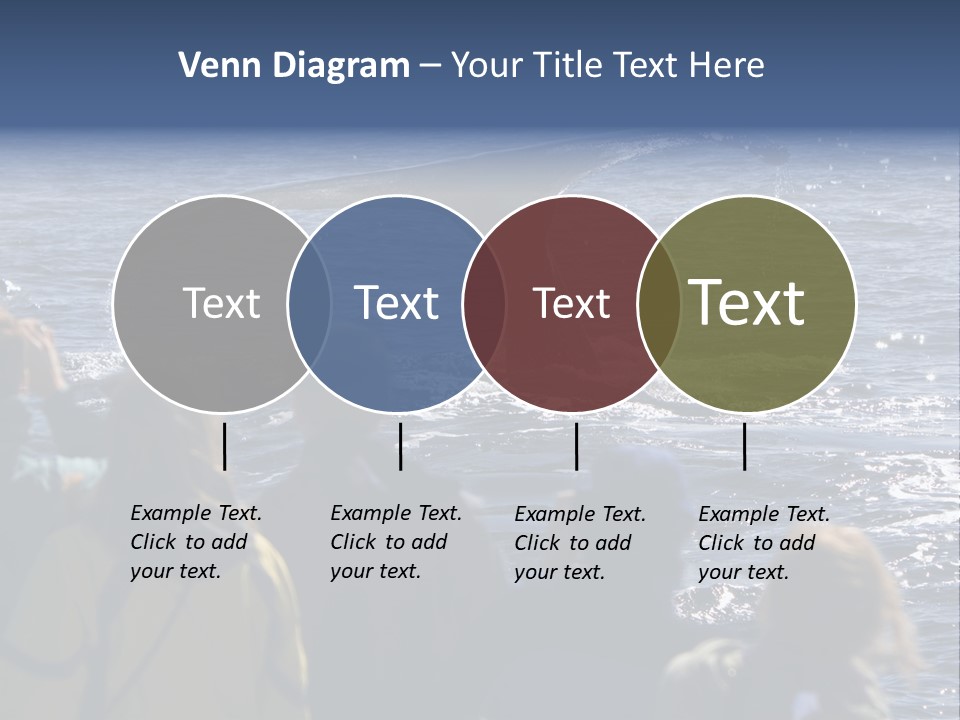 People On A Whale Watching Trip PowerPoint Template